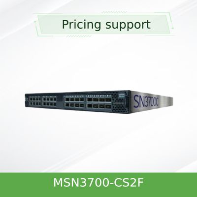 MSN3700-CS2F Spectrum-2 Based 100GbE 1U Open mellanox network Switch مع Onyx 32 QSFP28 Ports