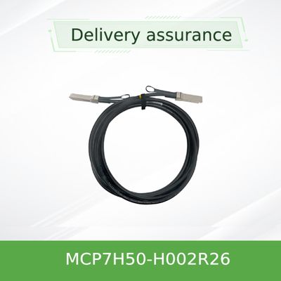 MCP7H50-H002R26 كابلات النطاق الداخلي 200Gb/s إلى 2x100Gb/s 2.0m 26AWG