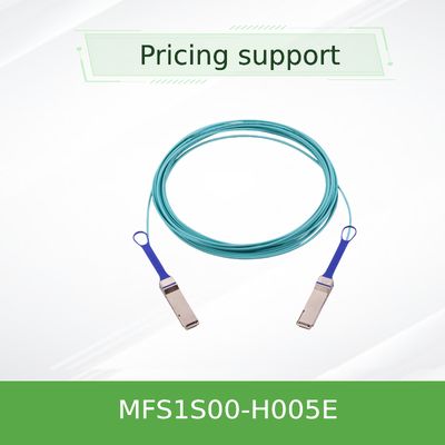 5 م QSFP56 MMF Mellanox AOC HDR Cables MFS1S00-H005E 200Gb / s