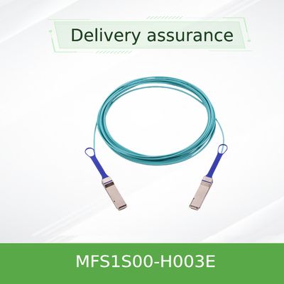 متعدد الأوضاع AOC Qsfp + كابل بصري نشط Mellanox MFS1S00-H003E