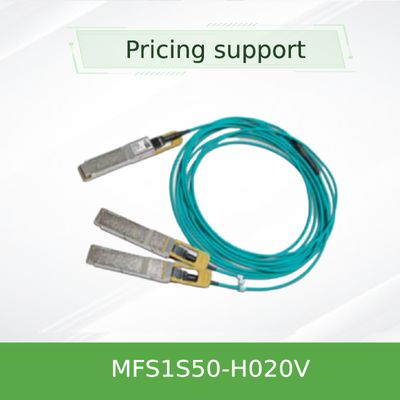 فاصل IB HDR MMF Mellanox AOC Cable MFS1S50-H020V (QSFP56 إلى 2xQSFP56)