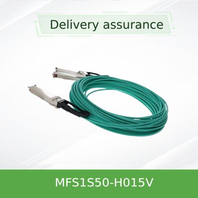 MFS1S50-H015V كابل Mellanox AOC عالي السرعة لمركز البيانات