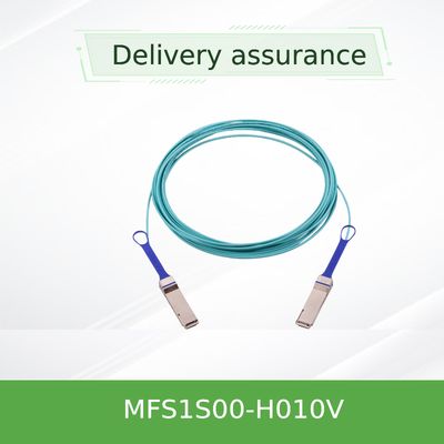 كابل Mellanox AOC عالي السرعة MFS1S00-H010V بطول 10 أمتار Mellanox AOC