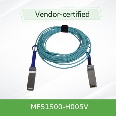 MFS1S00-H005V كابل الألياف النشط Mellanox IB 5 متر كابل mellanox AOC
