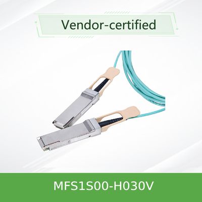 كابل InfiniBand Mellanox AOC كابل ربط عالي السرعة MFS1S00-H030V