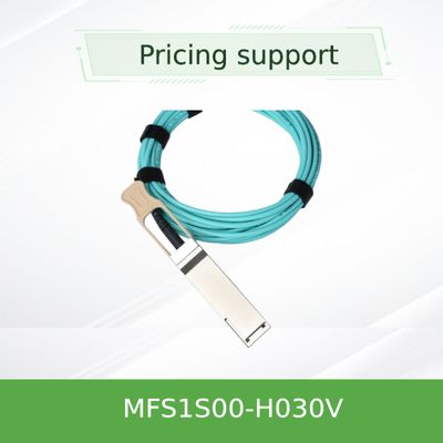 كابلات Mellanox HDR المخصصة 25 جرام كبل AOC MFS1S00-H030V كابل Mellanox AOC
