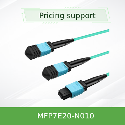 كابل Mellanox MFP7E20-N010 متعدد الأوضاع MPO-12/APC إلى 2x MPO-12/APC كابل ألياف ضوئية سلبي، 10 متر