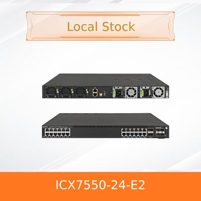 مُبدِّل Ruckus Icx7550-24-E2 مُتقدِّم بـ 24 منفذًا لاتصال سلس