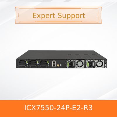 مفتاح إدارة الشبكة ICX7550-24P-E2-R3 المتقدم من روكوس