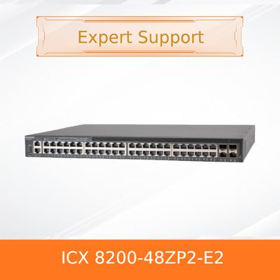 مفتاح روكوس إيكس 8200-48zp2-E2 المتقدم مع مصدر طاقة 150 واط