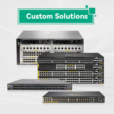 مفتاح الشبكة J9828A الجديد بالكامل مع وظائف 5400r 700W Poe + الأصلية Zl2 Snmp و Qos
