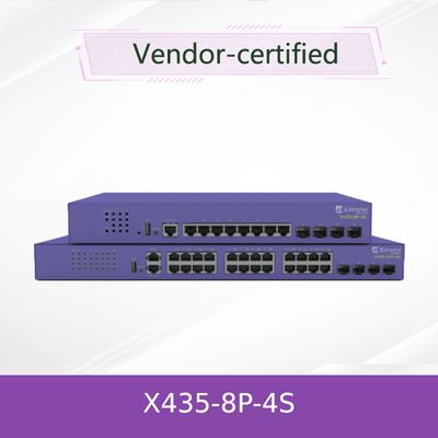محول شبكة X435-8p-4s عالي الأداء للاتصال السريع