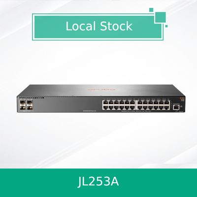 مفتاح شبكات HPE Aruba 2930f 24G 4SFP+ (JL253A) جديد وأصلي
