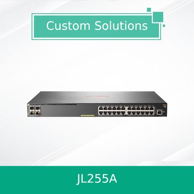 مفتاح شبكات HPE Aruba 2930f 24G Poe+ 4SFP+ JL255A جديد وأصلي