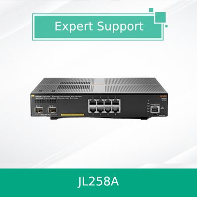 Hpe Aruba Networking 2930f 8g Poe+ 2SFP+ Switch (JL258A) جديد وأصلي