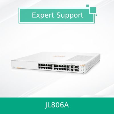 شبكة Hpe الأصلية الجديدة على جهاز التبديل 24p جيجابيت 2p 10gbt 2p SFP+ 1960 (JL806A)