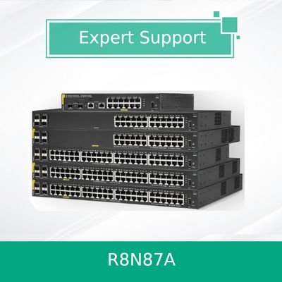 Hpe Aruba Networking Cx 6000 24G Class4 Poe 4SFP 370W Switch (R8N87A) جديد وأصلي