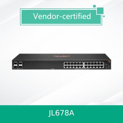 مفتاح شبكات HPE Aruba CX 6100 24G 4SFP+ (JL678A) جديد وأصلي