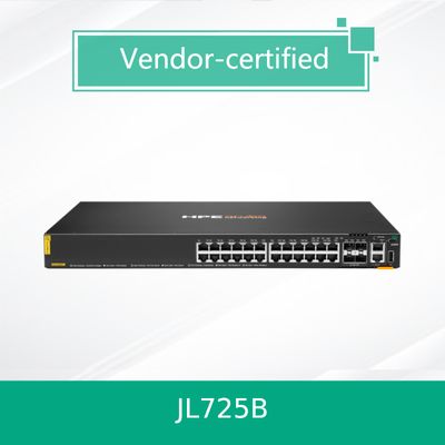 منتجات أصلية 100% من HPE Aruba Networking Cx 6200f 24G Class-4 Poe 4SFP+ 370W Switch (JL725B)