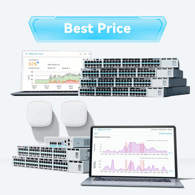 C9200L-48p-4G-E محول شبكة جديد وأصلي 9200L 48-Port Poe 4 1g SFP Uplink Switch
