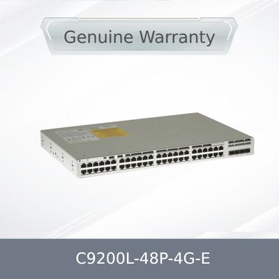 C9200L-48p-4G-E محول شبكة جديد وأصلي 9200L 48-Port Poe 4 1g SFP Uplink Switch