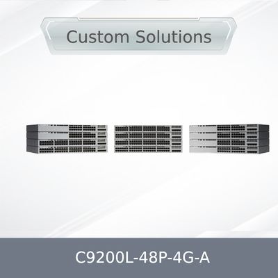 سيسكو الجديد الأصلي C9200L-48p-4G-a 9200L 48 منفذ 10/100/1000 بو + 4X1g Uplink Switch Network Advantage C9200L-48p-4G-a