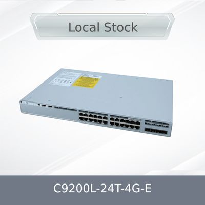 مُبدِّل عالي الأداء C9200-24t-E مُدار بـ 24 منفذًا لشبكات عالية الأداء