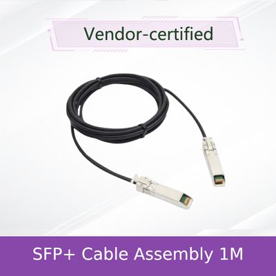 نقاط الوصول اللاسلكي القصوى INC 10304 SFP + مجموعة الكبلات 1M 10 Giga bit Ethernet SFP + passi