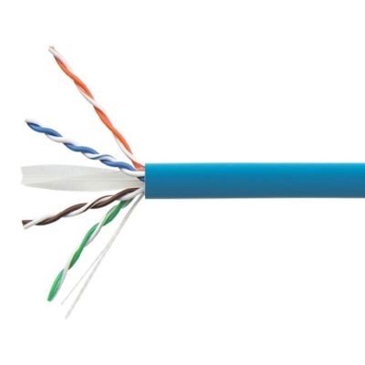 Category 6 U/UTP Network Cable with 4 Twisted Pairs 305-meter Reel and ANSI/TIA-568.2-D Compliance for Reliable Data Transmission