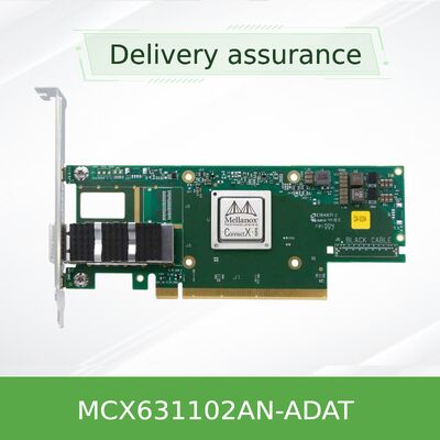 NVIDIA ConnectX-6 Lx MCX631102AN-ADAT SmartNIC مزدوج الموانئ 25GbE SFP28 مع IPsec و ASAP