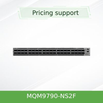 Mellanox MQM9790-NS2F 64-Port 400Gb/s InfiniBand Switch مُدارةً خارجياً للأنسجة المحددة برنامجياً من UFM