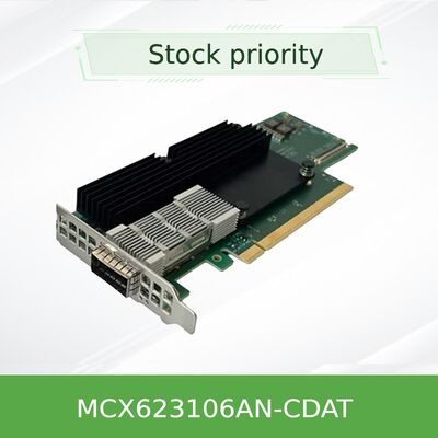 NVIDIA mellanox ConnectX-6 Lx MCX623106AN-CDAT SmartNIC 25/50GbE بطاقة شبكة منفذ مزدوج RoCE & IPsec Acceleration
