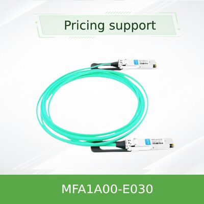 ميلانوكس MFA1A00-E030 100Gb/s QSFP28 EDR كابل بصري نشط 30m InfiniBand LSZH VCSEL