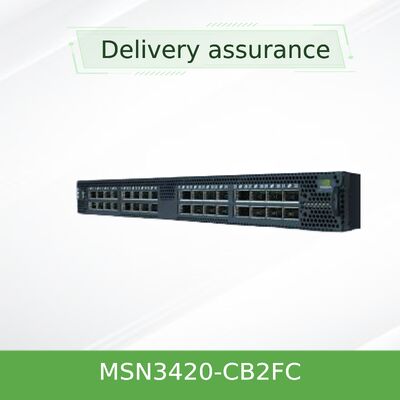 مفتاح NVIDIA Spectrum SN3420 MSN3420-CB2FC - 48 منفذ 25GbE و 12 منفذ 100GbE من نوع Top-of-Rack مع Cumulus Linux