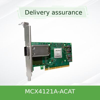 Mellanox ConnectX-4 Lx MCX4121A-ACAT بطاقة محول شبكة مزدوجة الموانئ 25GbE