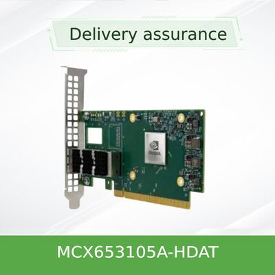 محول NVIDIA ConnectX-6 InfiniBand MCX653105A-HDAT - تشفير أجهزة RDMA بسرعة 200 جيجابت/ثانية