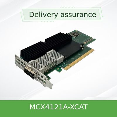 MCX4121A-XCAT 10GbE بطاقة شبكة مزدوجة الموانئ Mellanox ConnectX-4 Lx