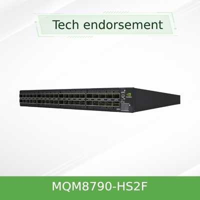 NVIDIA Quantum MQM8790-HS2F 200Gb / s InfiniBand Switch 40 منفذ 16Tb / s