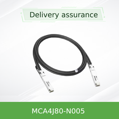NVIDIA MCA4J80-N005 800Gb / s OSFP كابل النحاس النشط   5m Twin-Port ACC لإنفيني باند NDR