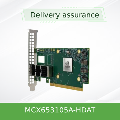 NVIDIA MCX653105A-HDAT ConnectX-6 بطاقة محول VPI 200Gb / s