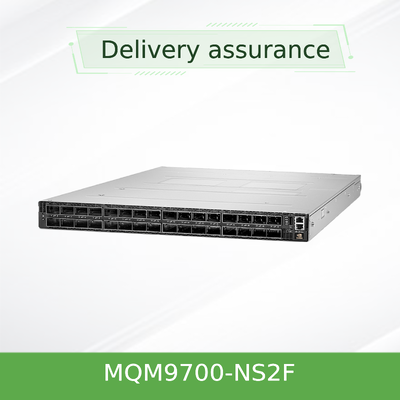 مفتاح InfiniBand NVIDIA Quantum-2 MQM9700-NS2F بسرعة 400 جيجابت/ثانية – 64 منفذ NDR، تدفق هواء P2C، إدارة مدمجة