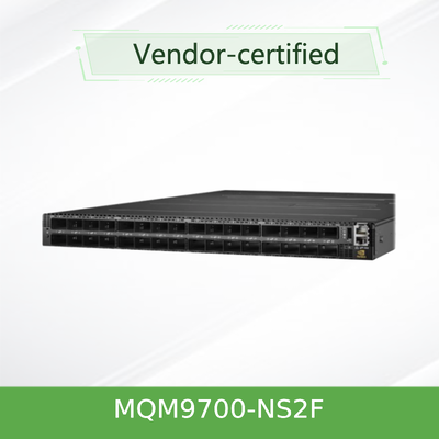 NVIDIA Mellanox MQM9700-NS2F NDR 400 جيجابايت / ثانية InfiniBand Switch (64-Port QSFP56)
