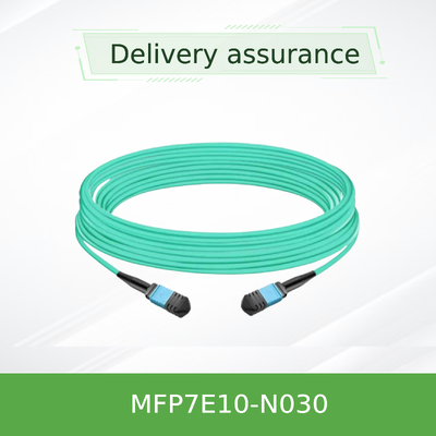 كابل ألياف بصرية NVIDIA MFP7E10-N030 متعدد الأوضاع MPO-12/APC بطول 30 مترًا