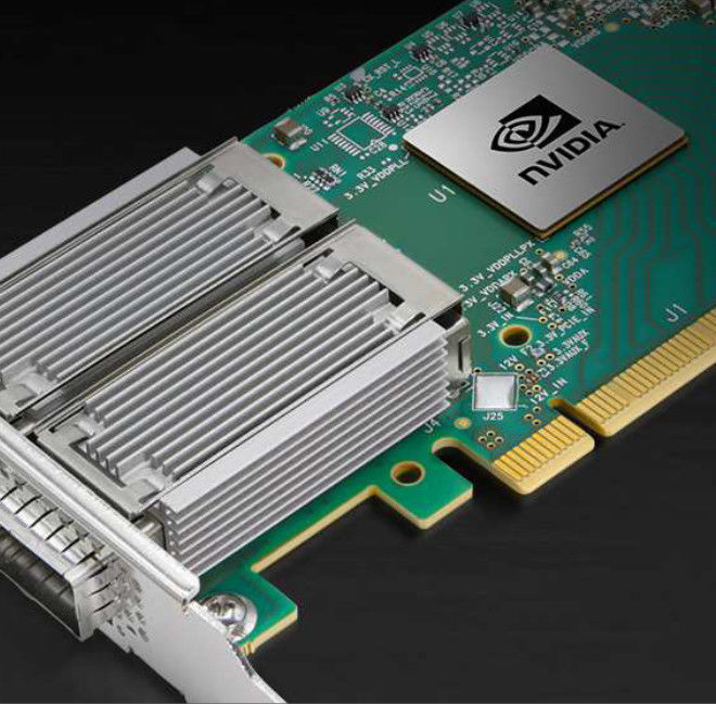 بطاقة مهايئ الشبكة EDR / 100GbE VPI ميلانوكس 100gbe Nic MCX556A-EDAT ConnectX-5 QSFP28