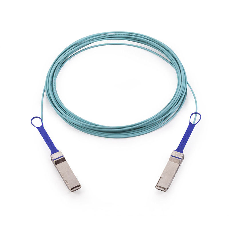 كابل QSFP ميلانوكس AOC القائم على VCSEL MFA1A00-E015 IB EDR حتى 100 جيجابت / ثانية