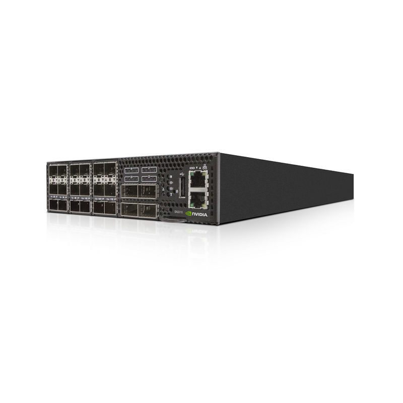 18 منفذًا SFP28 ، محول شبكة ميلانوكس مفتوح المصدر قائم على Linux MSN2010-CB2F 25GbE / 100GbE