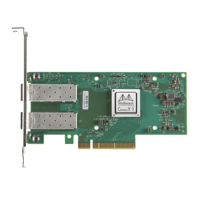 بطاقة ميلانوكس السلكية مخصصة سعة 10 جيجا بايت SFP Pcie Card MCX512A-ACAT ConnectX-5 EN