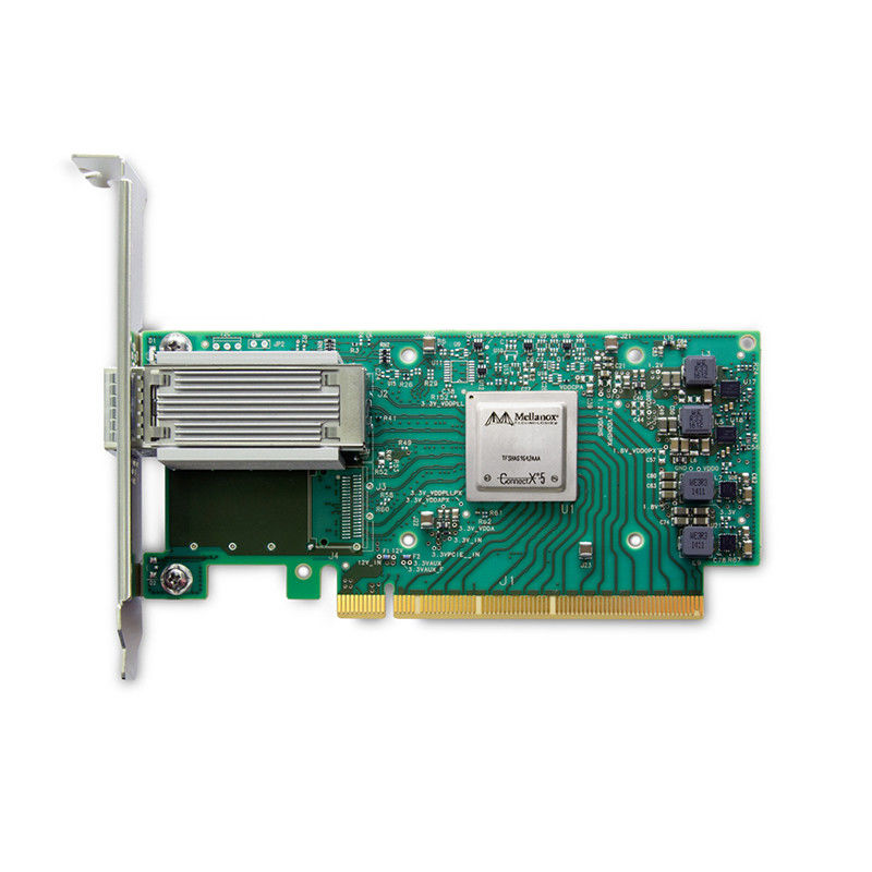 100GbE InfiniBand ميلانوكس محول بطاقة الشبكة MCX515A-CCAT EN 10 25 40 50 Oe Speeds