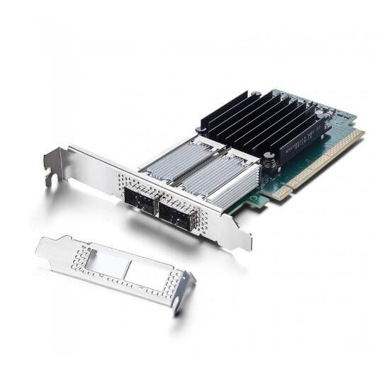 بطاقات PCIe3.0 X16 ConnectX-4 EN إيثرنت ميلانوكس Nic MCX416A-CCAT 100GbE QSFP28