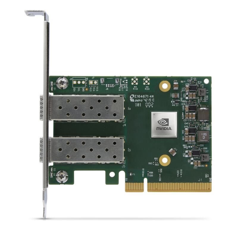 ConnectX-6 DX EN Interface بطاقة شبكة ميلانوكس MCX623105AN-VDAT 100GbE Dual Port QSFP56